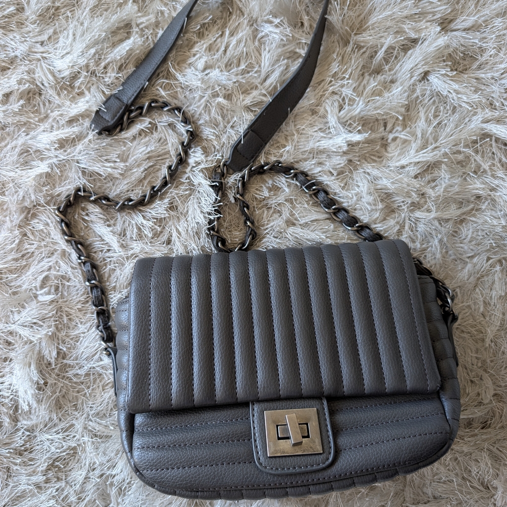 Gray Purse - Crossbody Bag